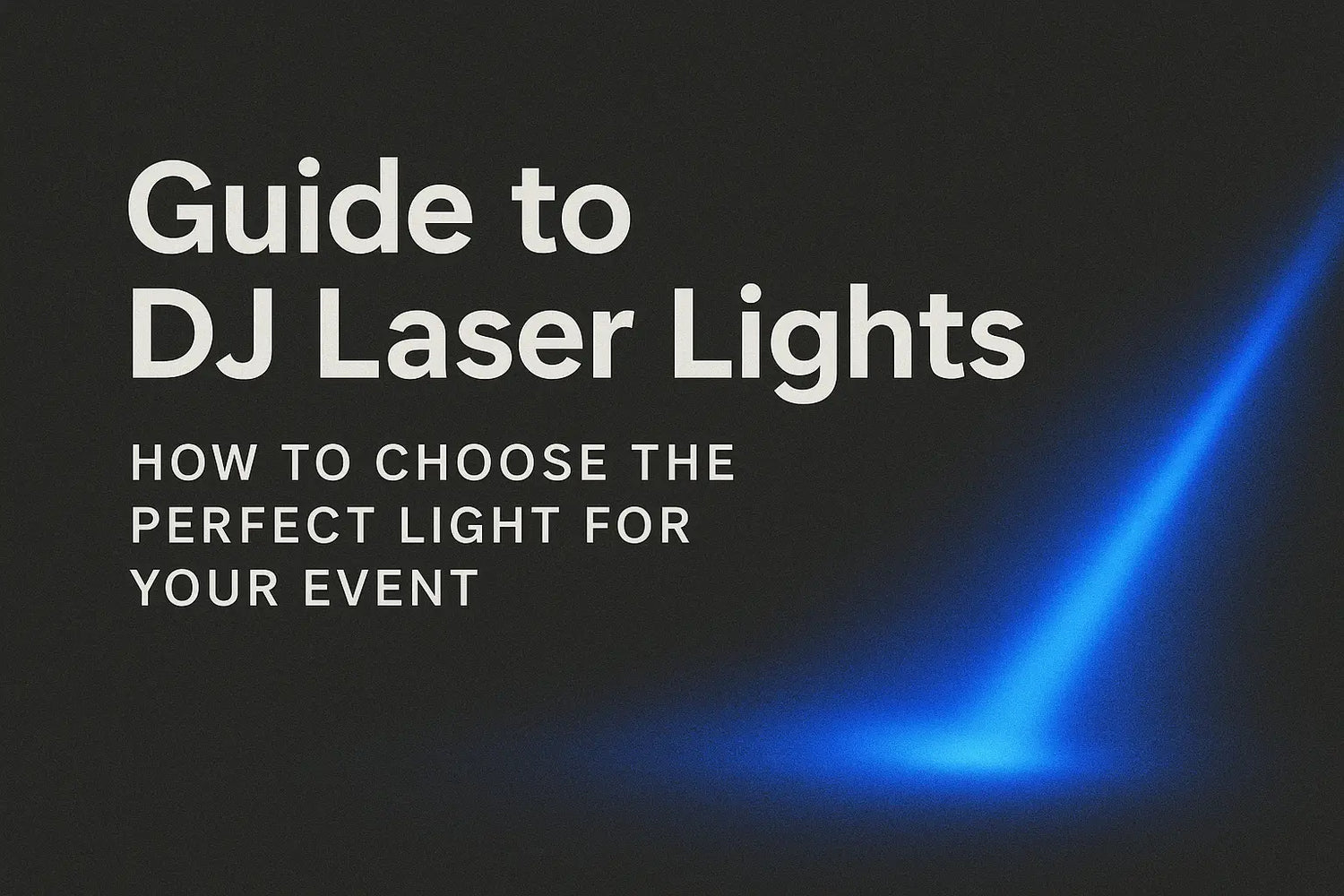 DJ Laser Light User Guide: The Key to Creating Immersive Light Shows