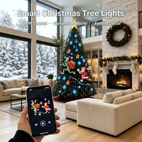 Smart RGBIC Christmas Tree Lights – AI-Powered DIY Holiday Light Show